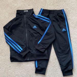 Boys Adidas track suit 4T